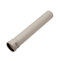 Burgerhout Safe-PP rookgasafvoer pijp 80° 1000mm 400453977