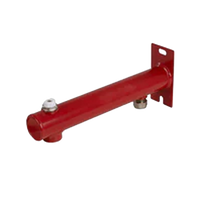 Expansievatbeugel 3-gats rond rood met puntstuk en ontluchter | CVketel.nl