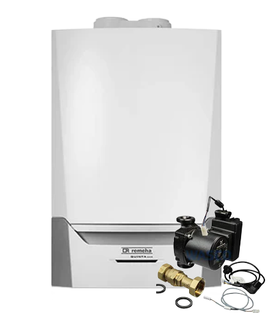 Remeha Quinta Ace 45 HR Soloketel + Modulerende pomp tbv Quinta Pro / Ace 45/65