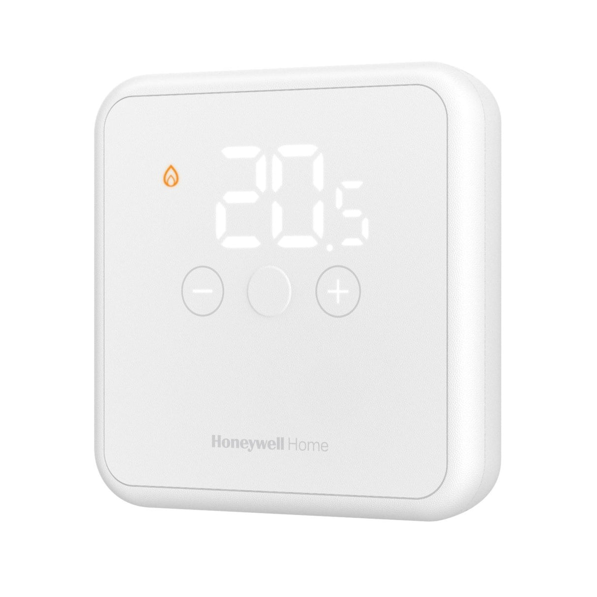 Honeywell Home ruimtethermostaat DT4R draadloos Opentherm modulerend
wit YT43MRFWT30 Zijaanzicht | CVketel.nl